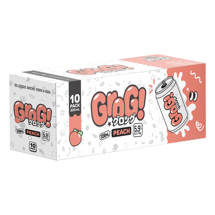 Grog Peach 10pk