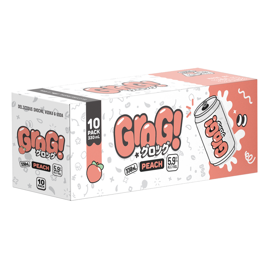 Grog Peach 10pk